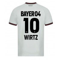 Stroje piłkarskie Bayer Leverkusen Florian Wirtz #10 Koszulka Wyjazdowej 2023-24 Krótki Rękaw